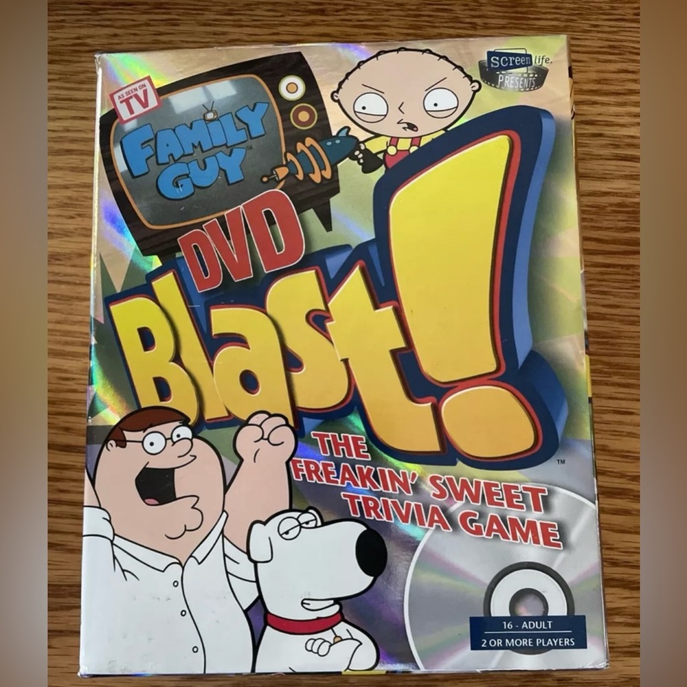 DVD Blast Family Guy (DVD / HD
Video Game)